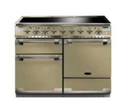 RANGEMASTER  Elise 110 Electric Induction Range Cooker - Cream & Chrome